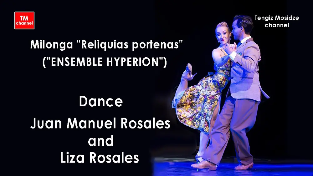 Video thumbnail for Milonga "Reliquias portenas". Juan & Liza Rosales with "ENSEMBLE HYPERION" orchestra. Tango. Танго.