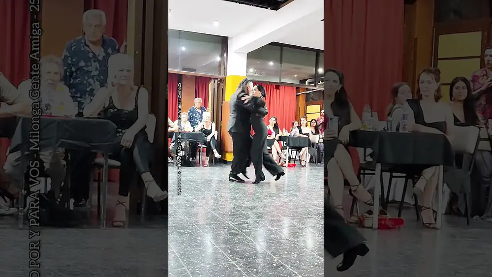 Video thumbnail for Porteña Linda (Donato) Mariana Flores y Eduardo Cappussi. Milonga Gente Amiga 25ene25 (3/3)