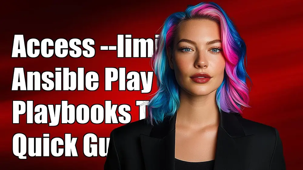 Video thumbnail of How to Access the --limit Argument Value in Ansible Playbooks