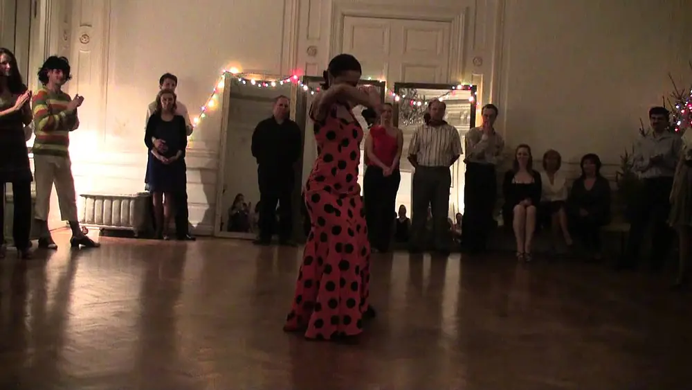 Video thumbnail for Olga Nikolaeva, Flamenco, Tangomania, St  Petersburg, Russia, 26 12 11