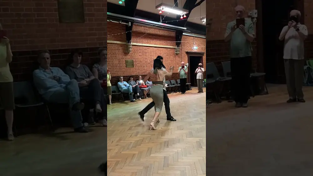 Video thumbnail for Roxane Camargo & Giuliano Calvimonet  after Class demonstration  - Barridas & fluidity