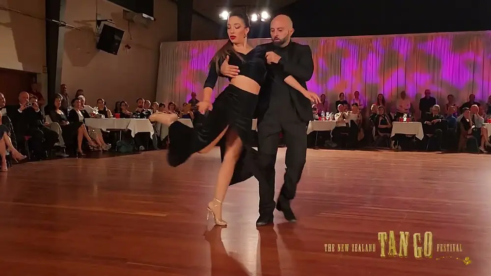 Video thumbnail for Ornella Simonetto & Leonel Di Cocco 1 at The New Zealand Tango Festival 2024