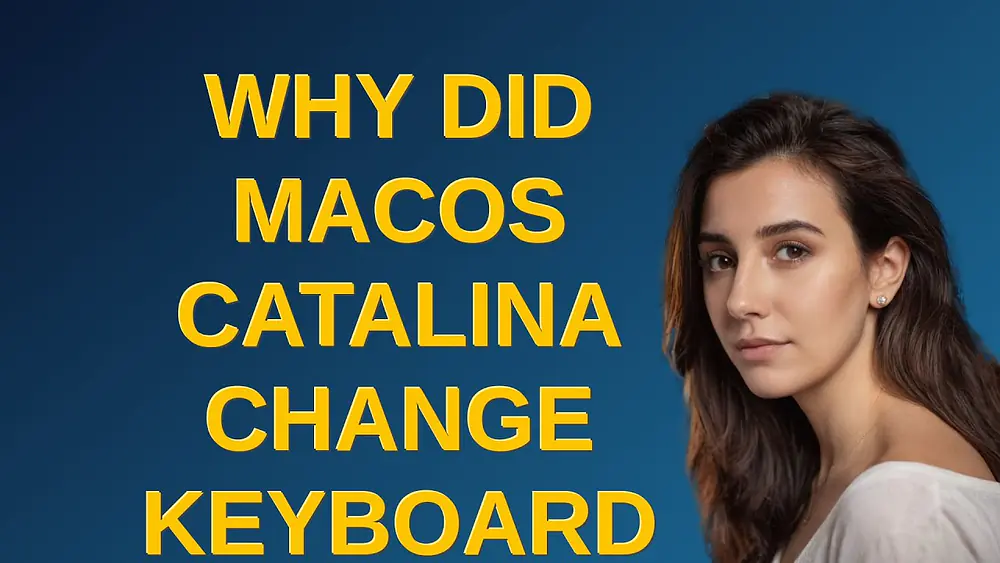 Video thumbnail for Ux: Why did macOS Catalina change keyboard navigation (tab & shift-tab) to only text boxes & lists?