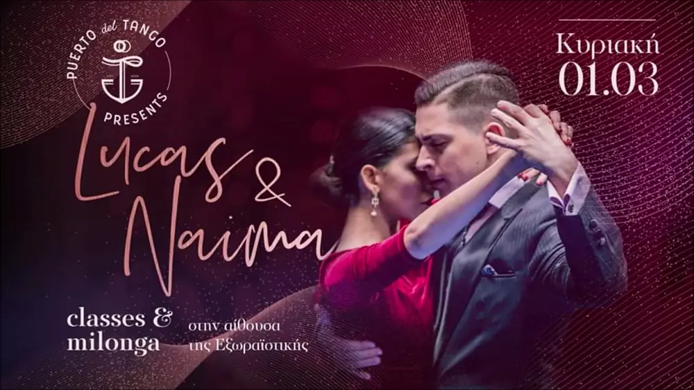 Video thumbnail for Lucas Gauto & Naima Gerasopoulou  | Lessons | Puerto del Tango