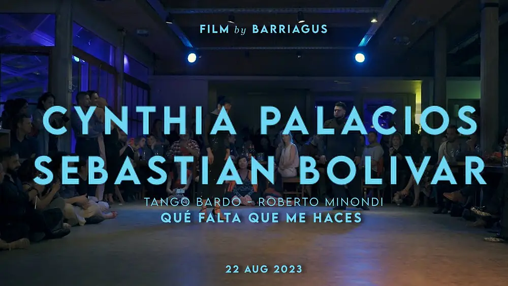 Video thumbnail for SEBASTIAN BOLIVAR & CYNTHIA PALACIOS - QUE FALTA QUE ME HACES, TANGO BARDO - MUY MARTES MILONGA