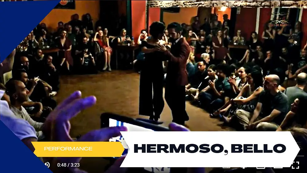 Video thumbnail for Tango baile Peque Barrionuevo, Mariela Sametband, El Cachivache orquesta tango, La Cachivachería