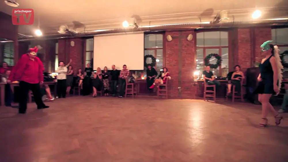Video thumbnail for Anastasia Pomogaeva & Dmitry Mayorov, Moscow, Milonga "El Colectivo" "Woodland Christmas Ball"