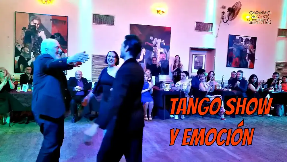 Video thumbnail for Corina de la Rosa baila para los 80 de su papá a ritmo de tango milonga, con Alejandro Andrian