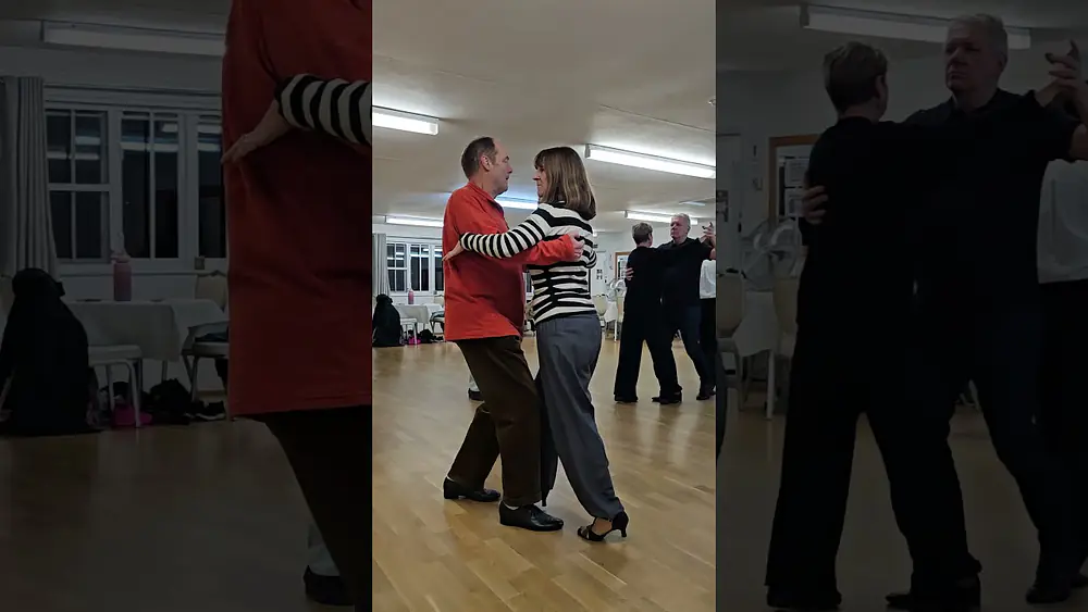 Video thumbnail of Ballroom Tango Practice | Rock Turn & Reverse Turn