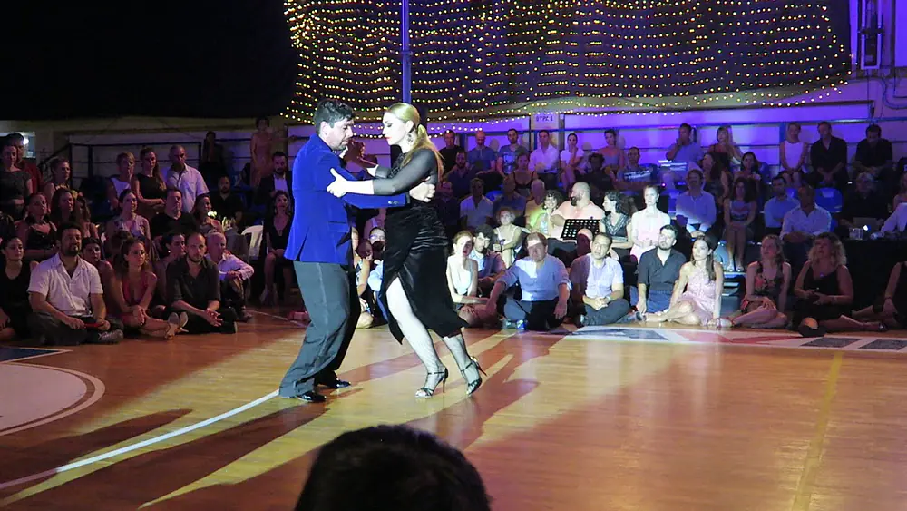 Video thumbnail for Fernando Sanchez & Ariadna Naveira at A Los Amigos Tango Festival, Rythymno, Crete 2019 5