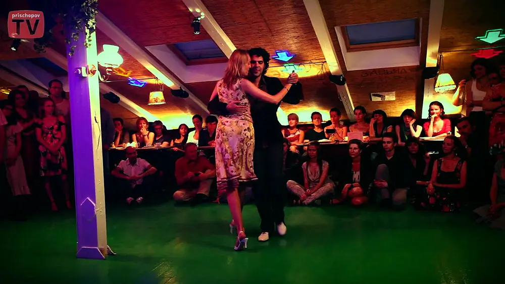Video thumbnail for Daniel Tuero and Irina Ravinskaya, Russia, Moscow, Milonga "Na Cherdake" 25.06.2012