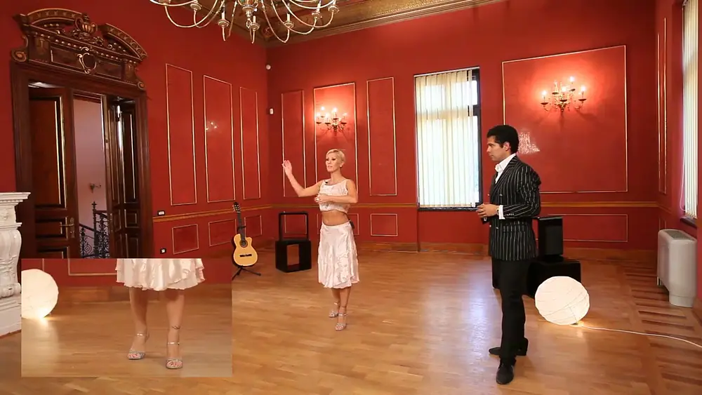 Video thumbnail for Sebastian Arce & Mariana Montes Lesson 11. Rhythical walks 2. Tango