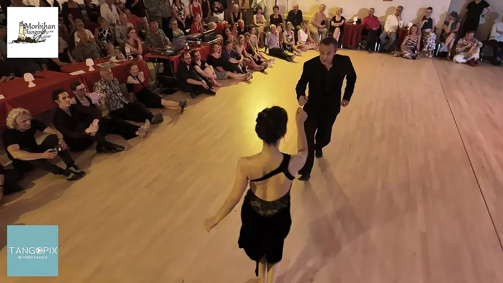 Video thumbnail for MORBIHAN TANGO FESTIVAL '24 - Murat Erdemsel & Silvina Tse dance Rodolfo Biagi - La Maleva