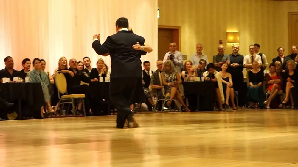 Video thumbnail for Nelida "Nely" Fernando and Hernan Alvarez Prieto dancing a milonga at 2017 CMTF