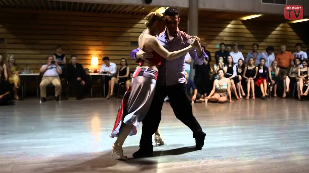 Video thumbnail for Alejandra Matinan & Leandro Palou, TangoCity Moscow 2013, 2-1, Milonga "Me Gusta"